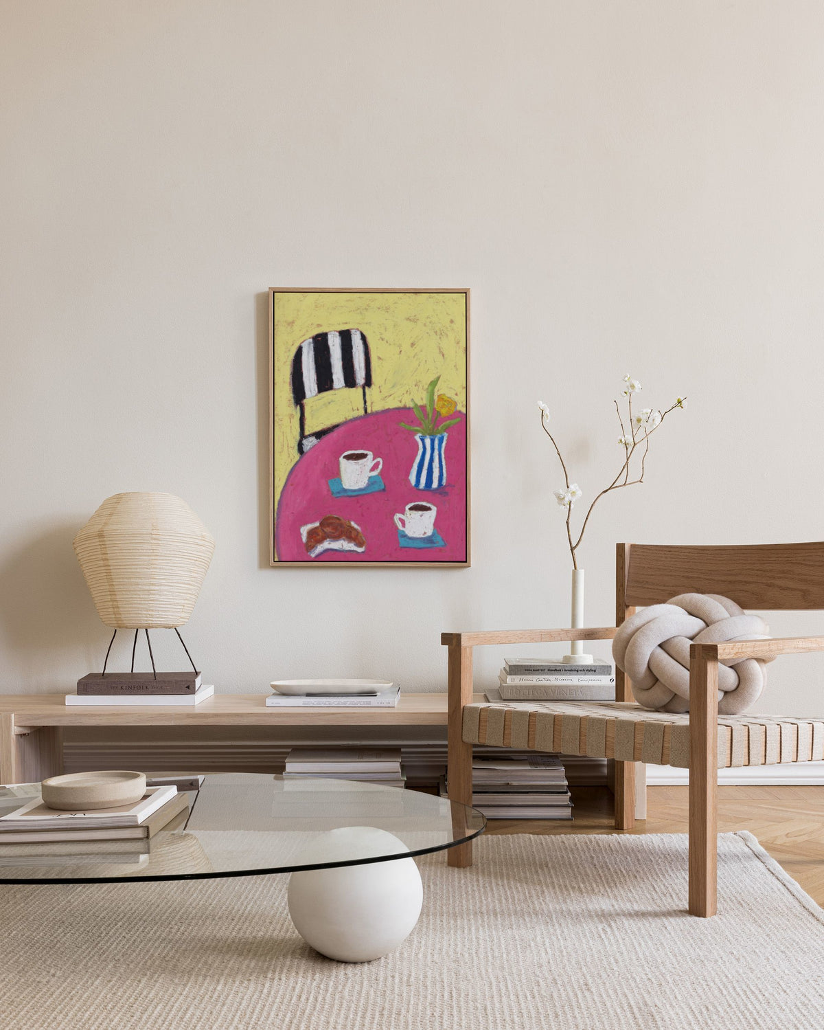 Hannah Durham - Coffee In The Sunshine Canvas print