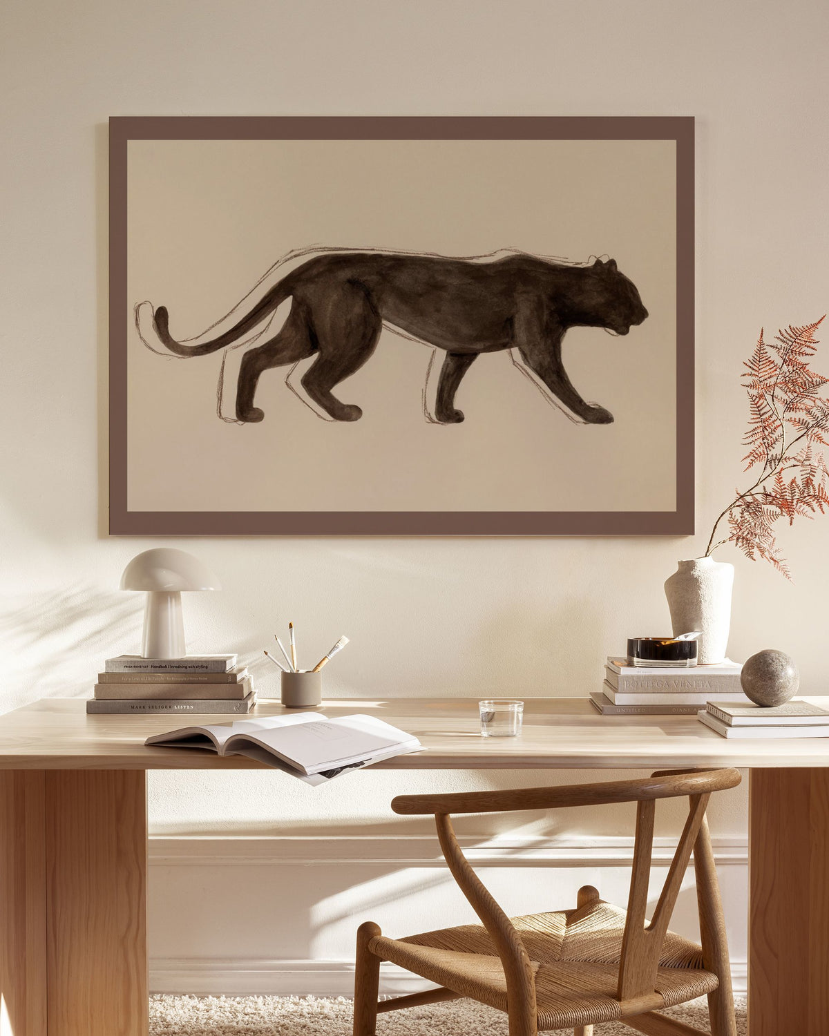 Stride Canvas print