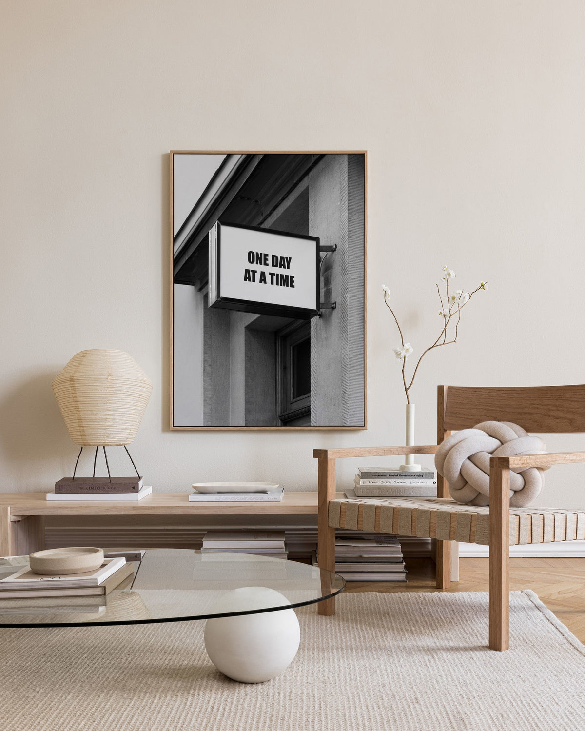 One Day at a Time Canvas print