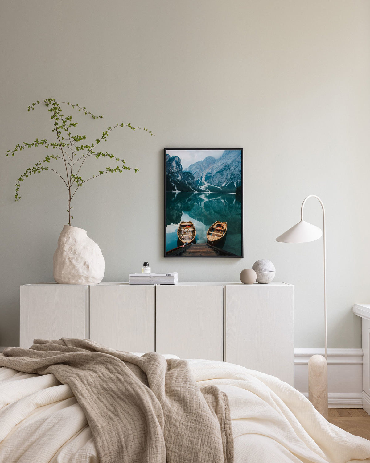 Two in the Lake Canvas print