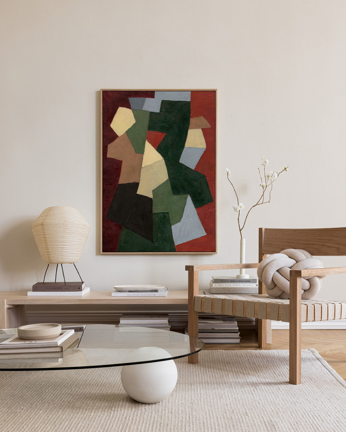 In the Market Canvas print