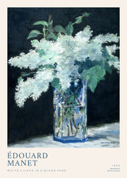 Édouard Manet - White Lilacs in a Glass Vase Print