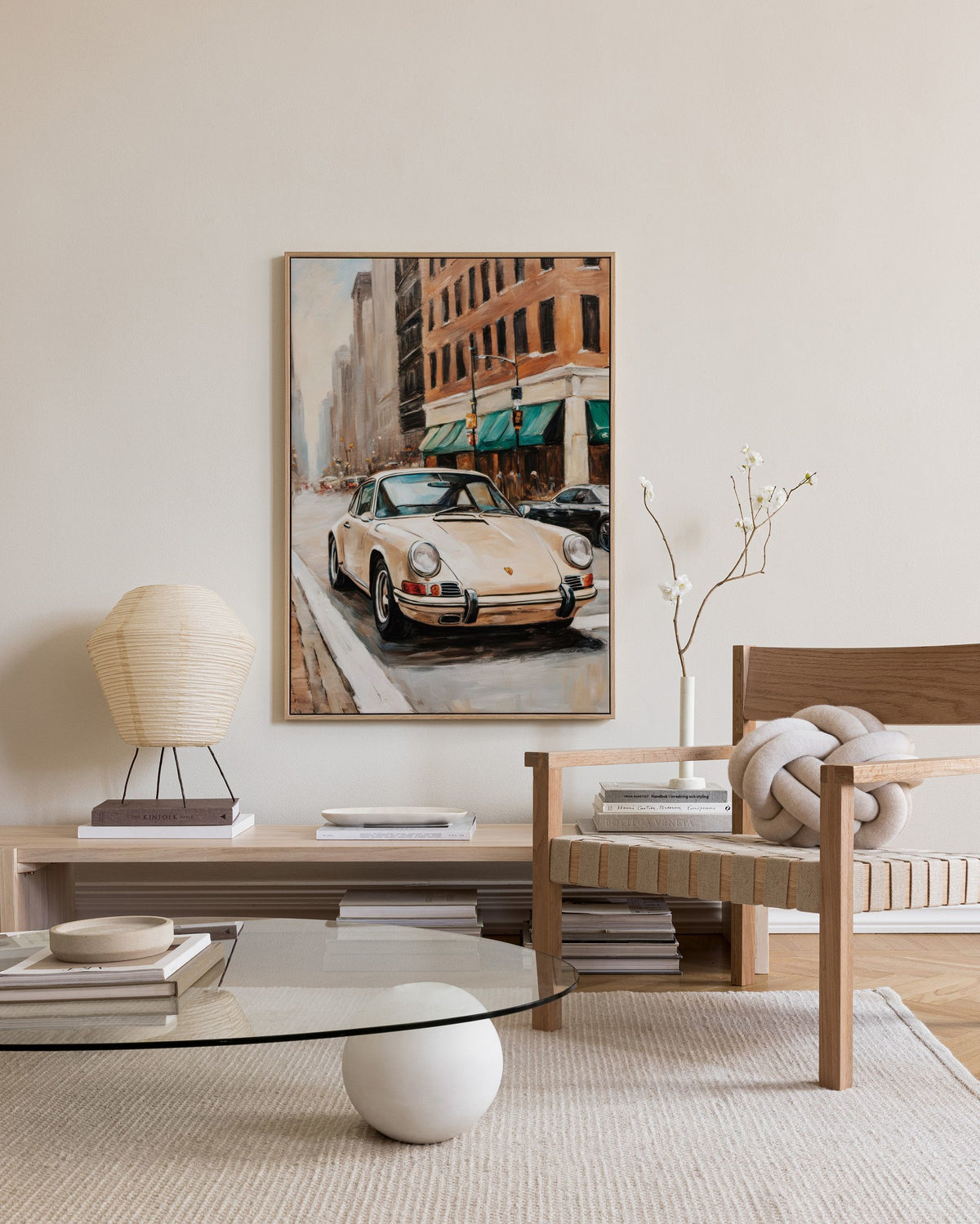 Beige Nostalgia Canvas print