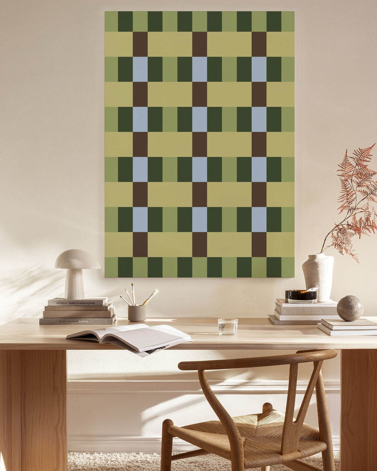 Green Pattern Canvas print