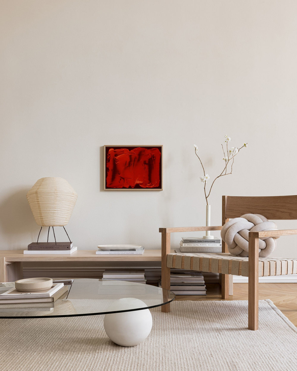Body of Red Canvas print
