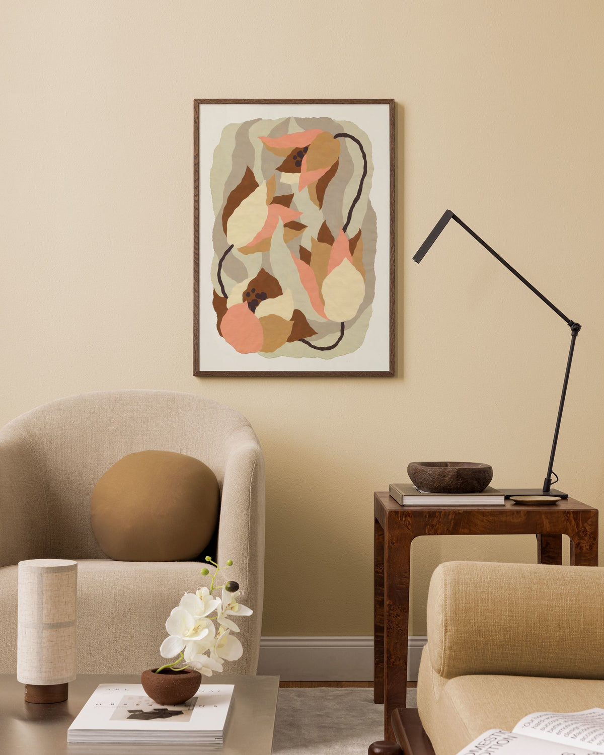 Rough-Edged Tulips Print