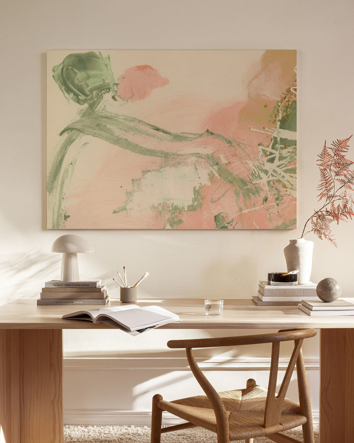 Blush Expression No1 Canvas print