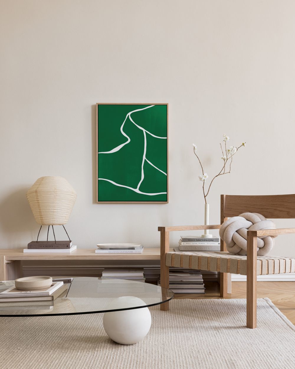 Green Fields Canvas print