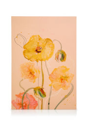 Leigh Viner - Poppy Peach Canvas print