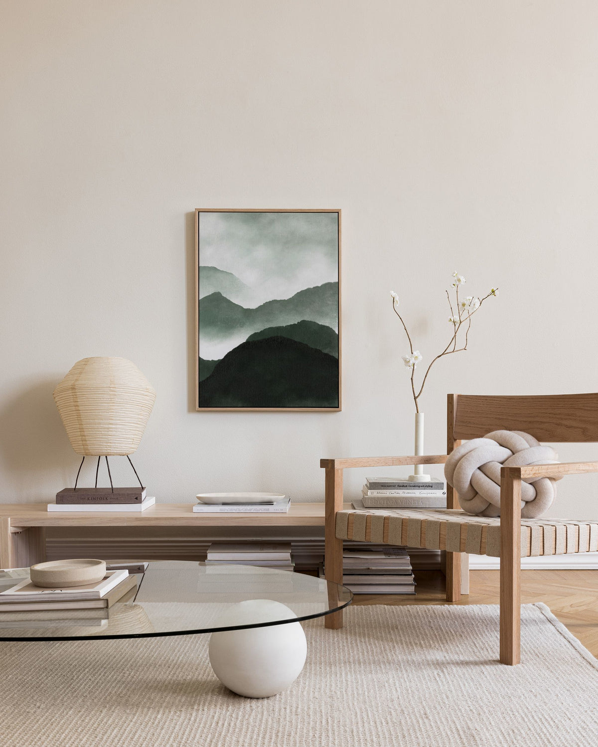 Mistscape No3 Canvas print