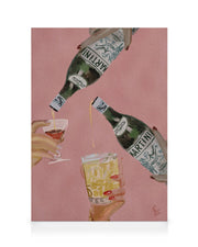 Ekaterina Zagorska - One More Martini Please Canvas print