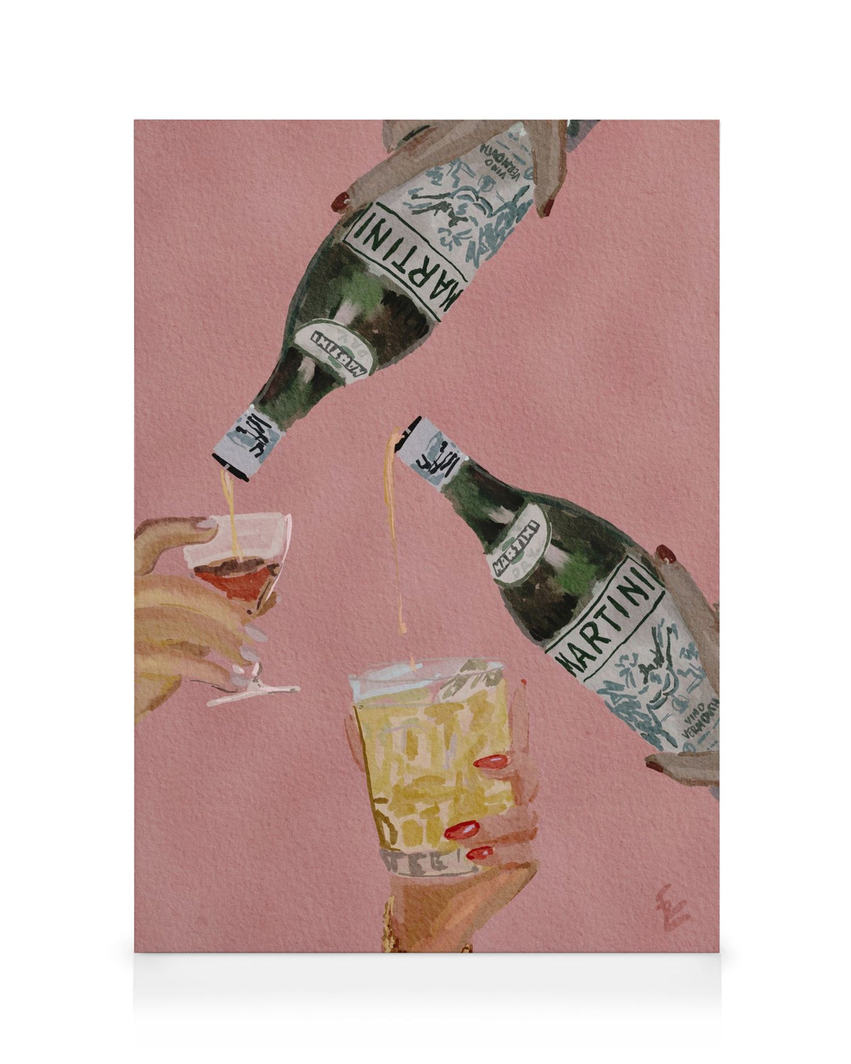 Ekaterina Zagorska - One More Martini Please Canvas print