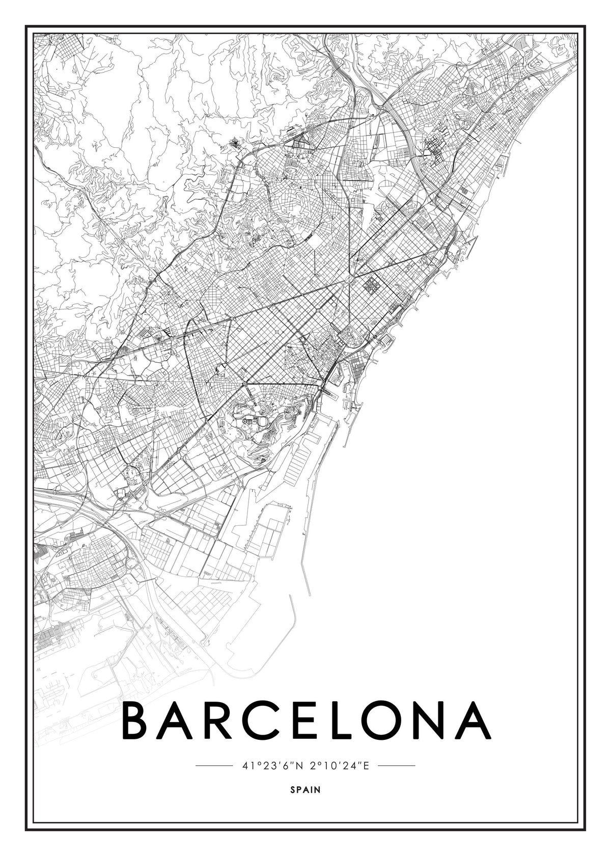 Barcelona Print