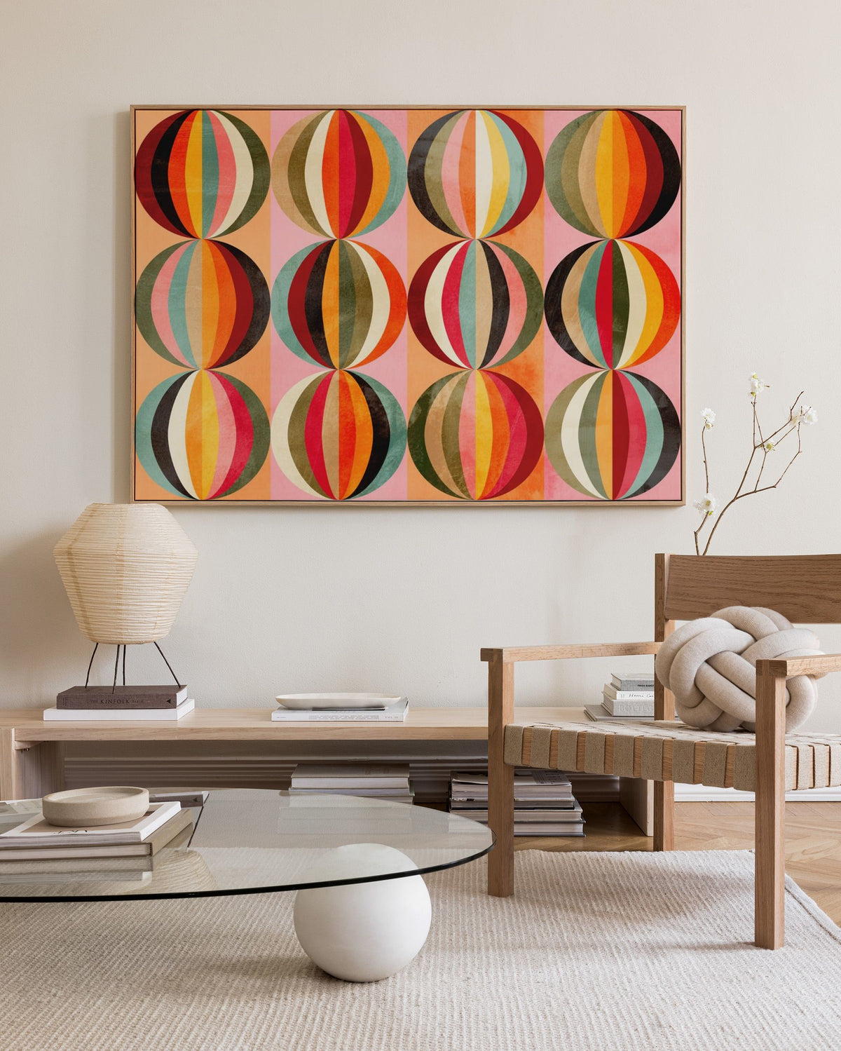 Chromatic Carnival Canvas print