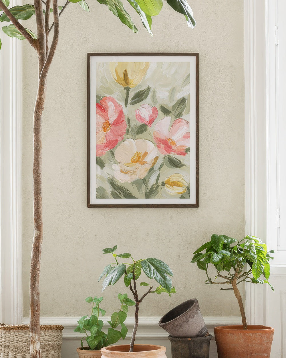 Painted Blossom No1 Print