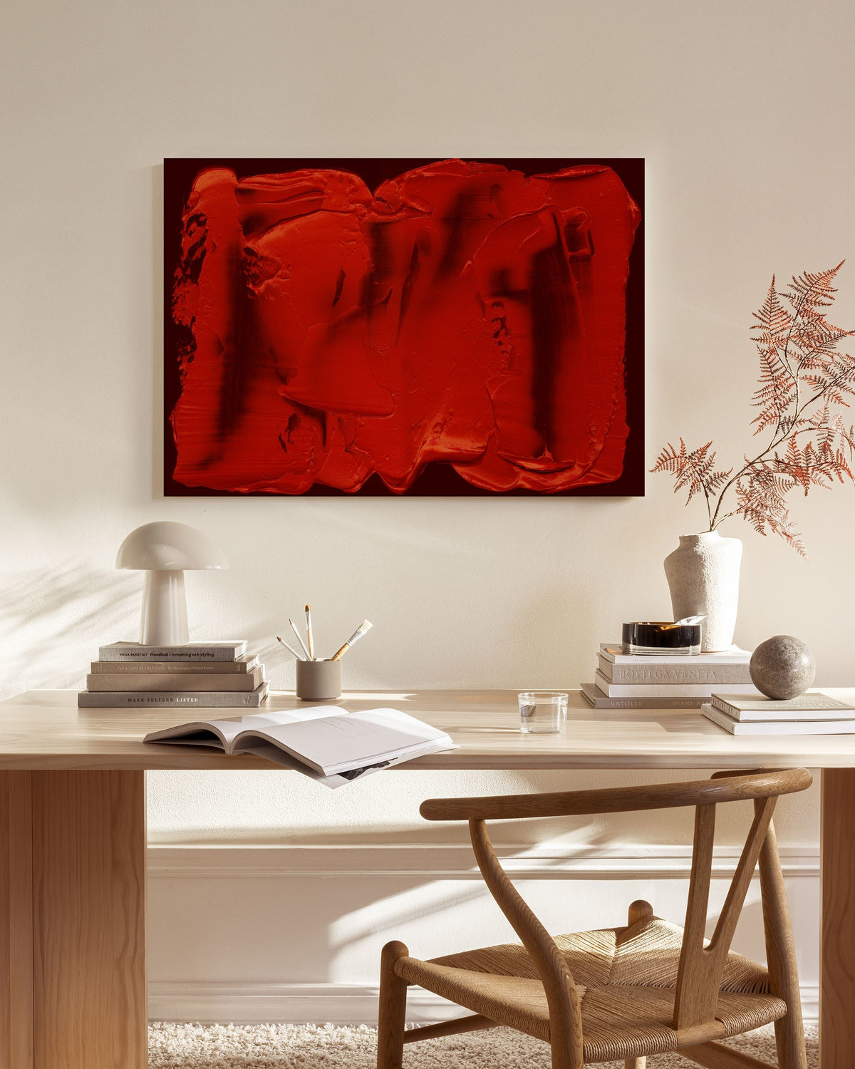 Body of Red Canvas print