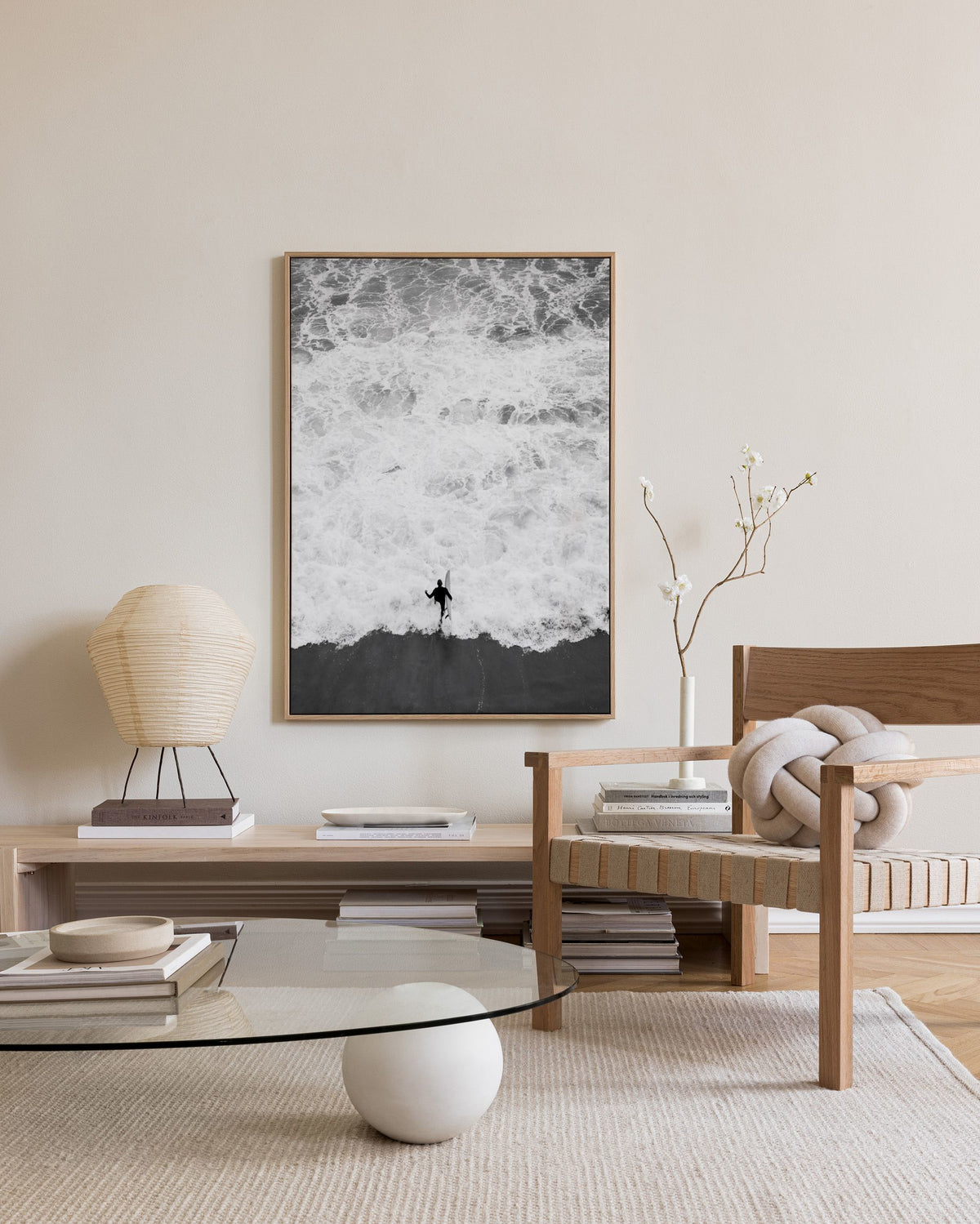 Running Into Ocean  Ocean Adventure Canvas print
