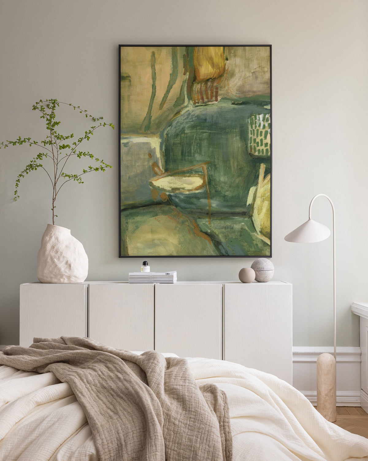 Abstract Greenscape Canvas print
