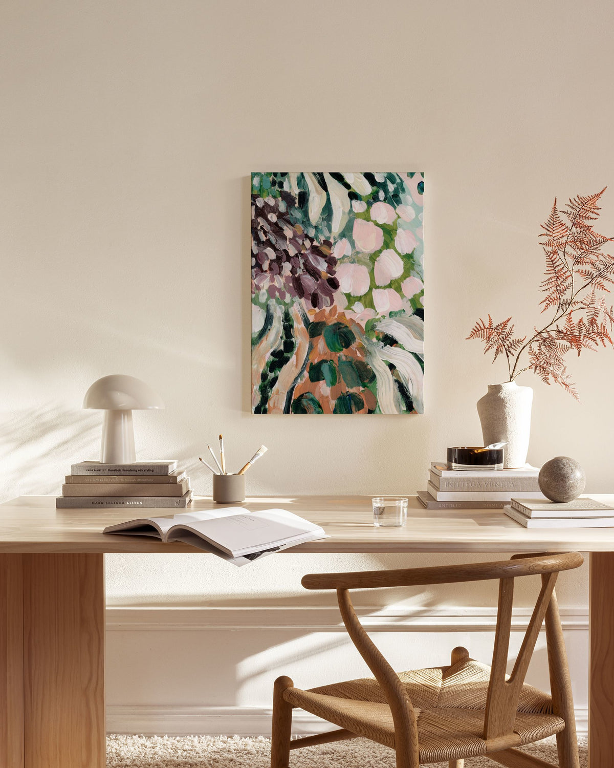 Acrylic Garden No2 Canvas print