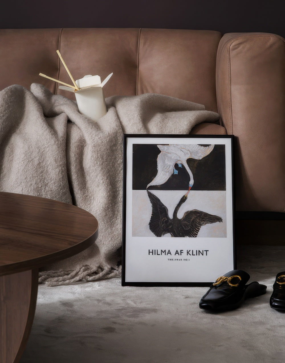 Print - The Swan, No.1 by Hilma af Klint