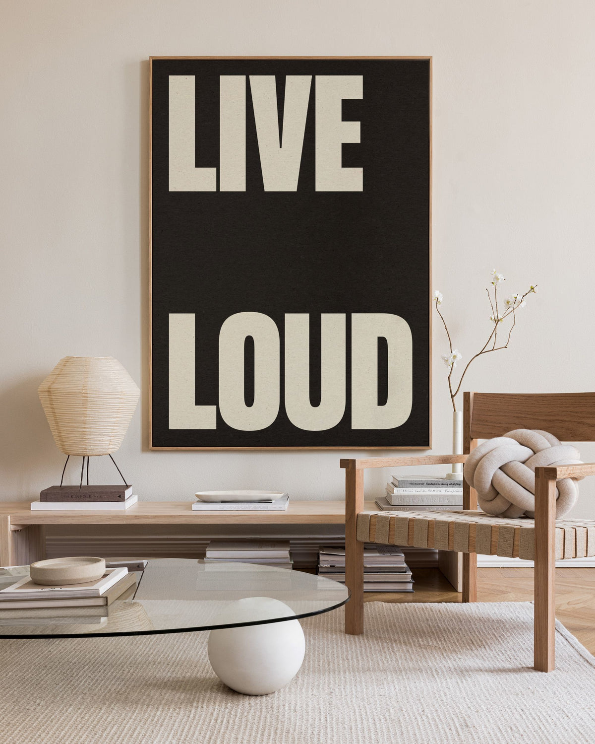 Live Loud Canvas print