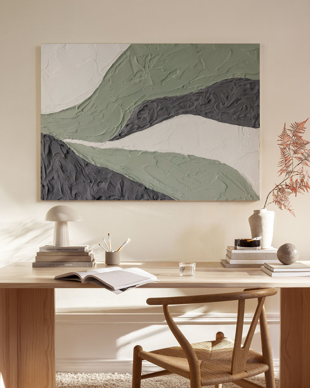 Landscape in Green Canvas print