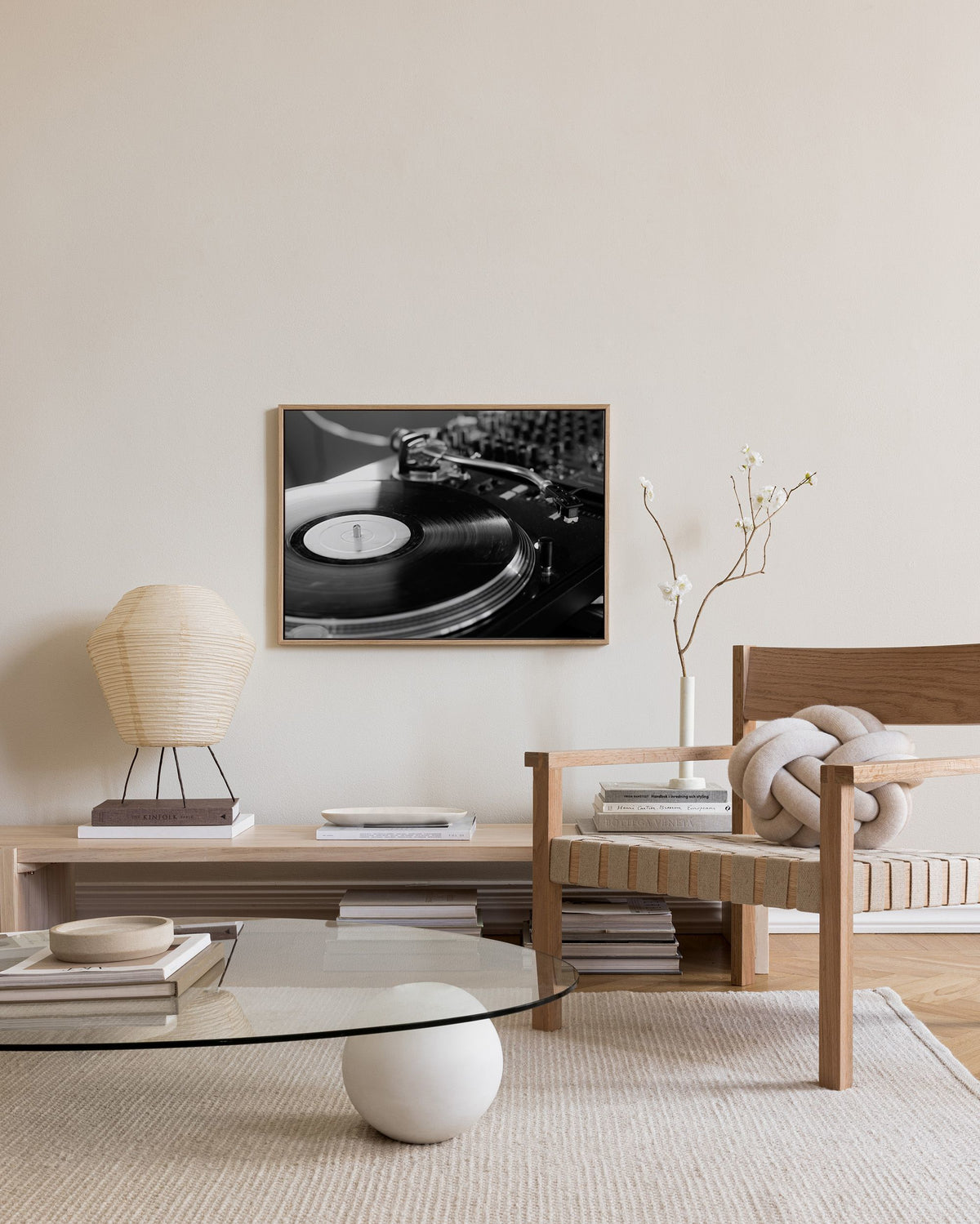 Turn Table Canvas print