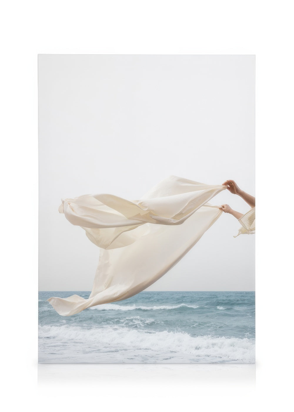Windy Fabric Canvas print