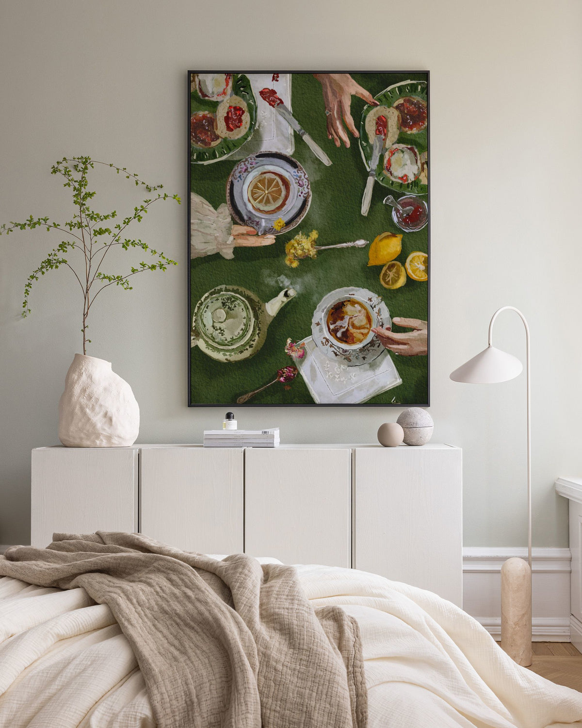 Ekaterina Zagorska - Tea O’Clock Canvas print