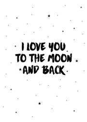 Moon And Back, Prints