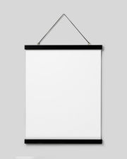 Poster hanger black 41 cm, magnet fastener