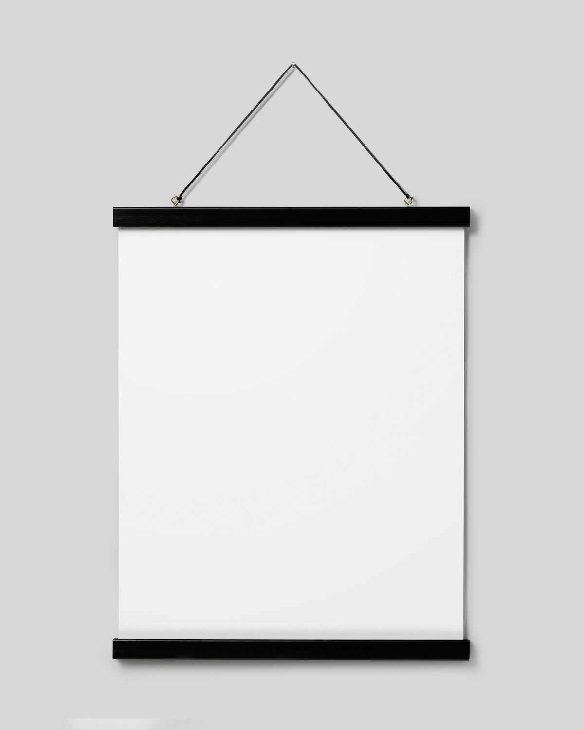Poster hanger black 41 cm, magnet fastener
