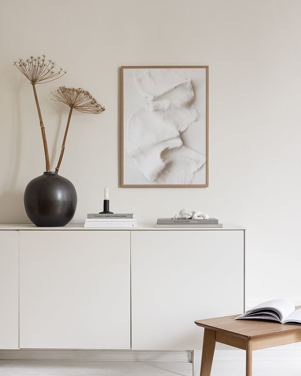 Sculpted Plaster Texture Print