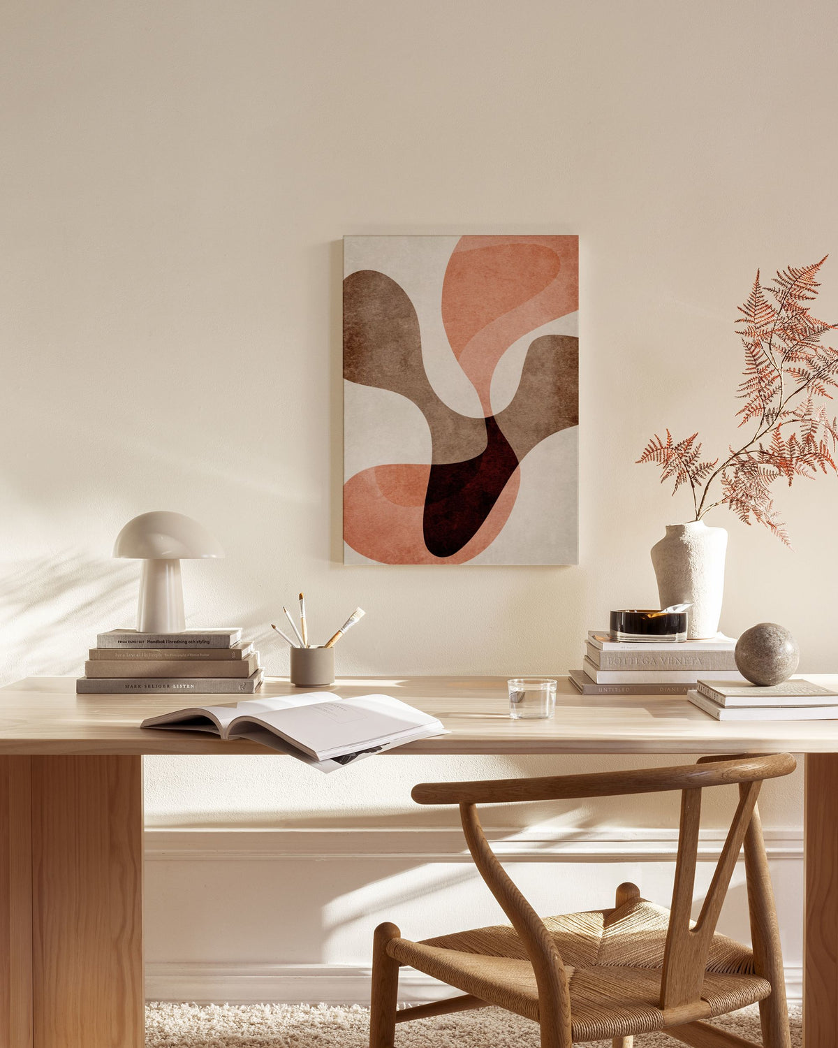 Organic Shapes No1 Canvas print