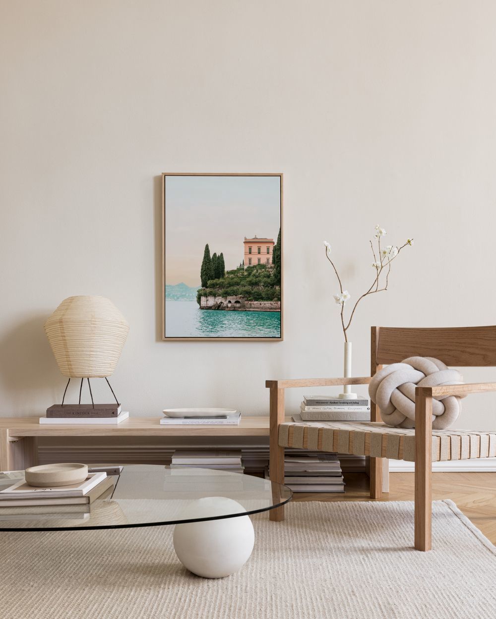 Villa Cipressi Canvas print