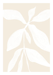 White Botanical No1 Print