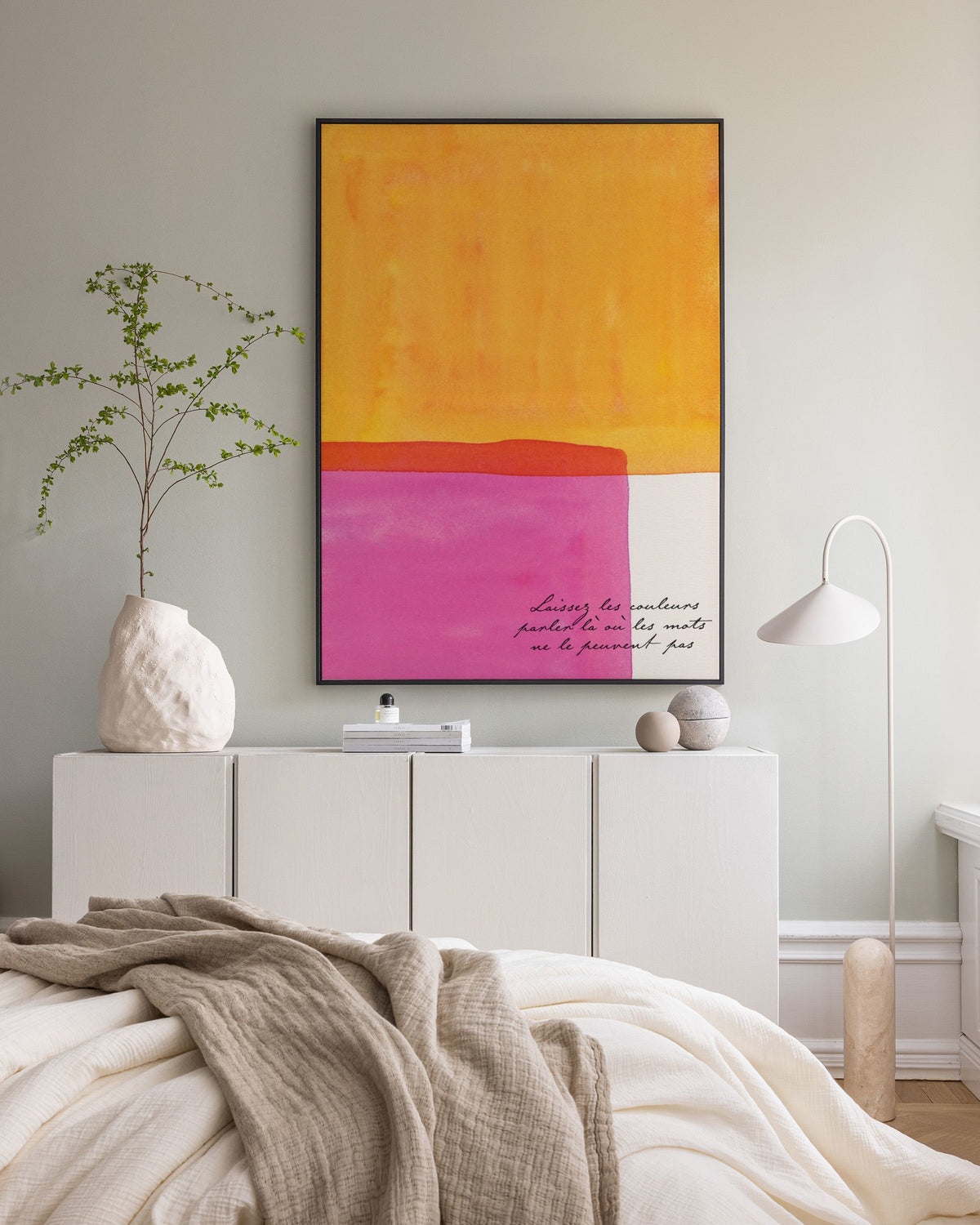 Let Colours Speak Canvas print