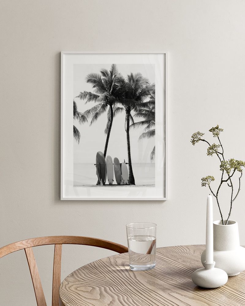 Surfboards BW Print
