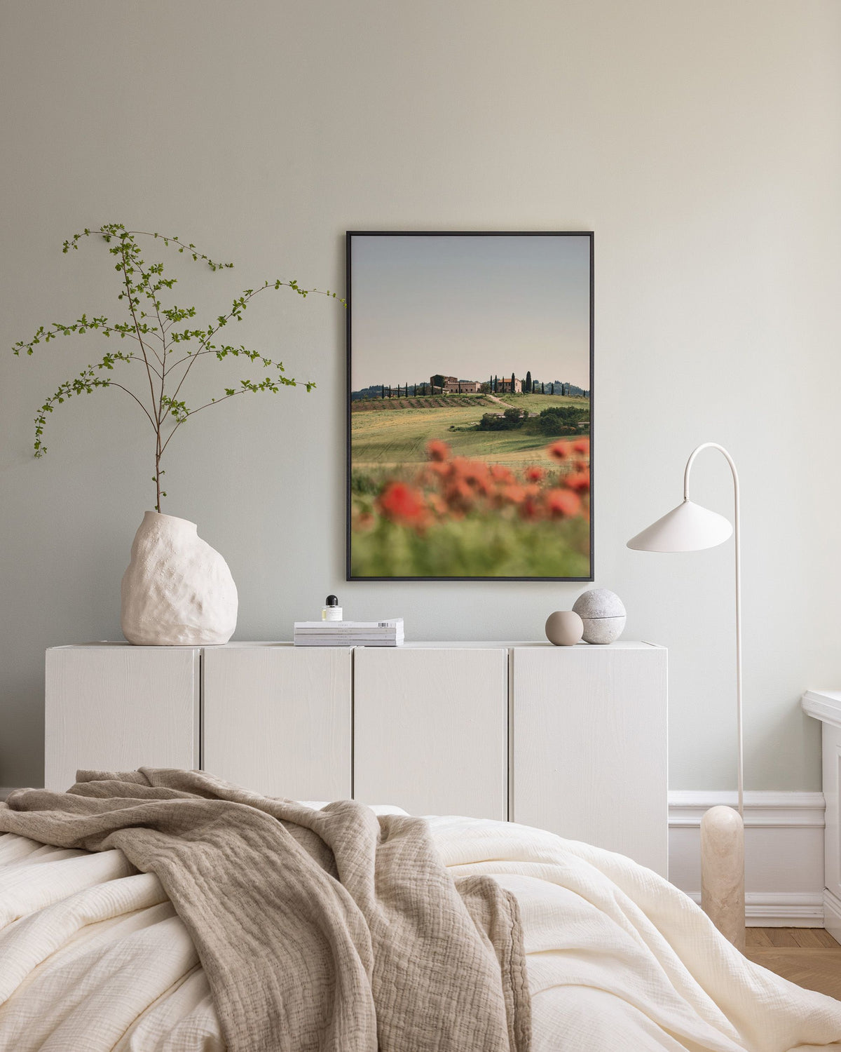 Tuscan Poppies No3 Canvas print