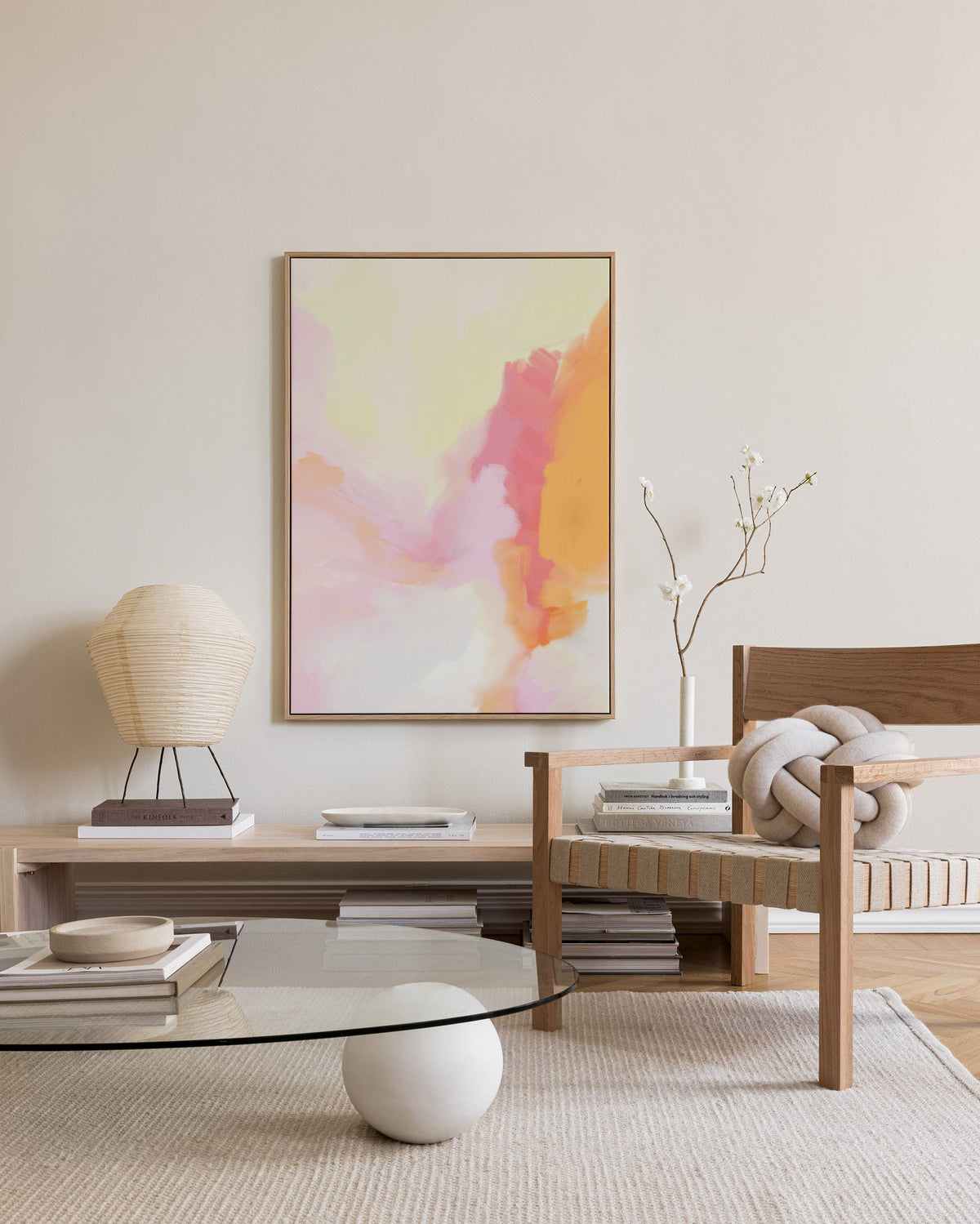 Painterly Expression No1 Canvas print