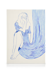 The Blue Dress Canvas print