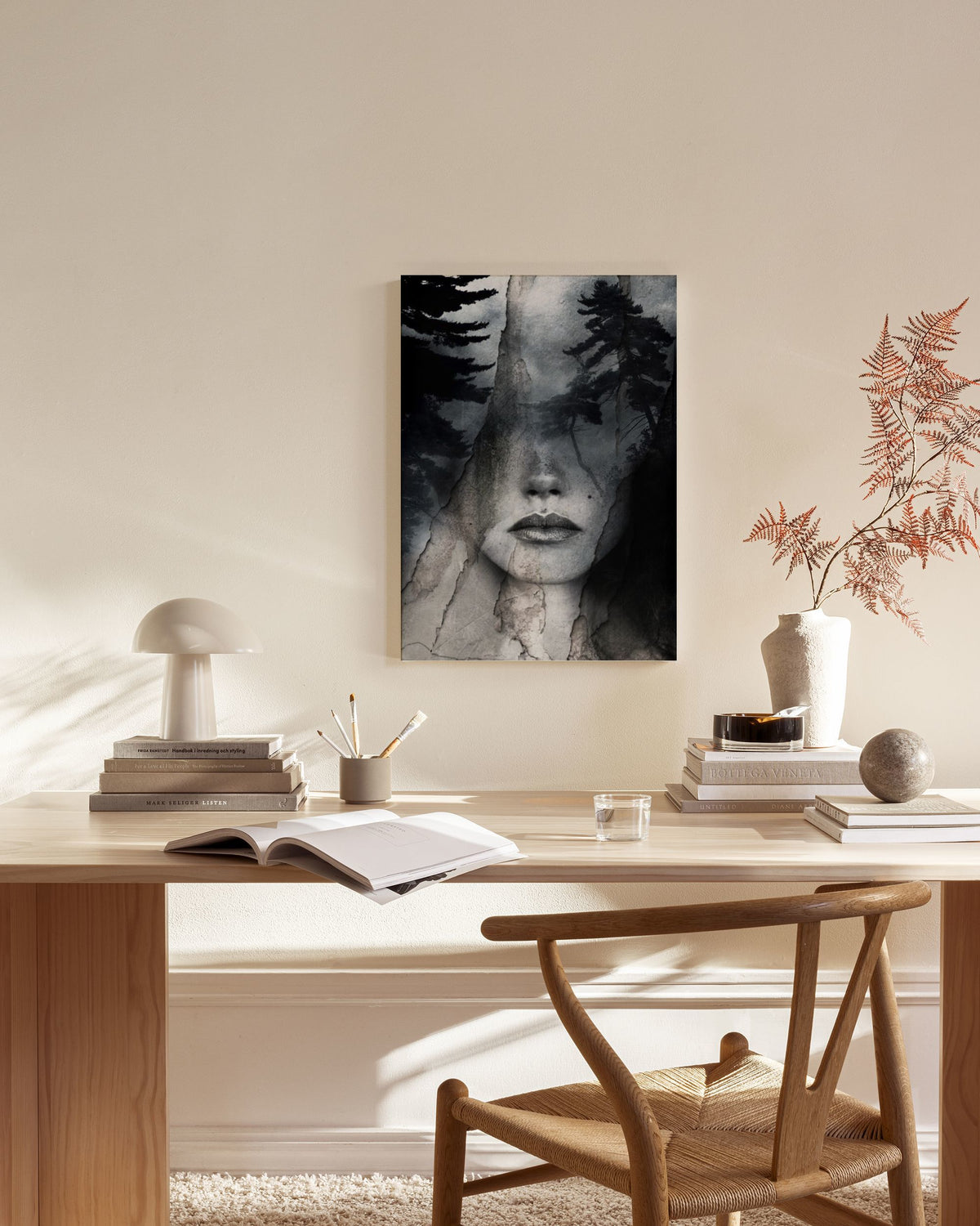 Complete Absence of Sound Canvas print