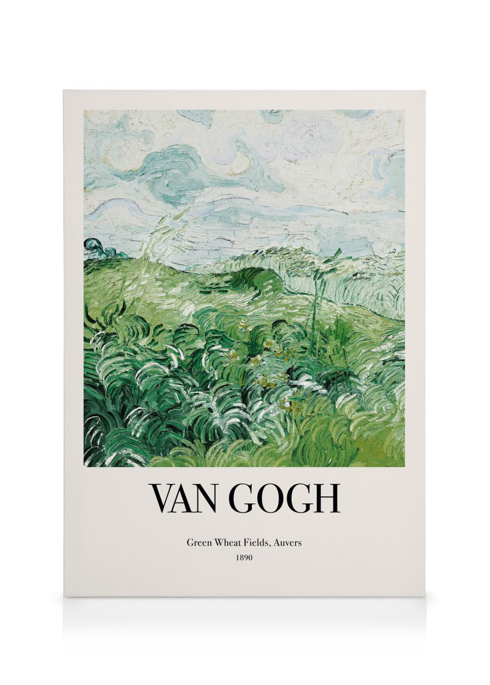 Van Gogh - Green Wheat Fields, Auvers No2 Canvas print