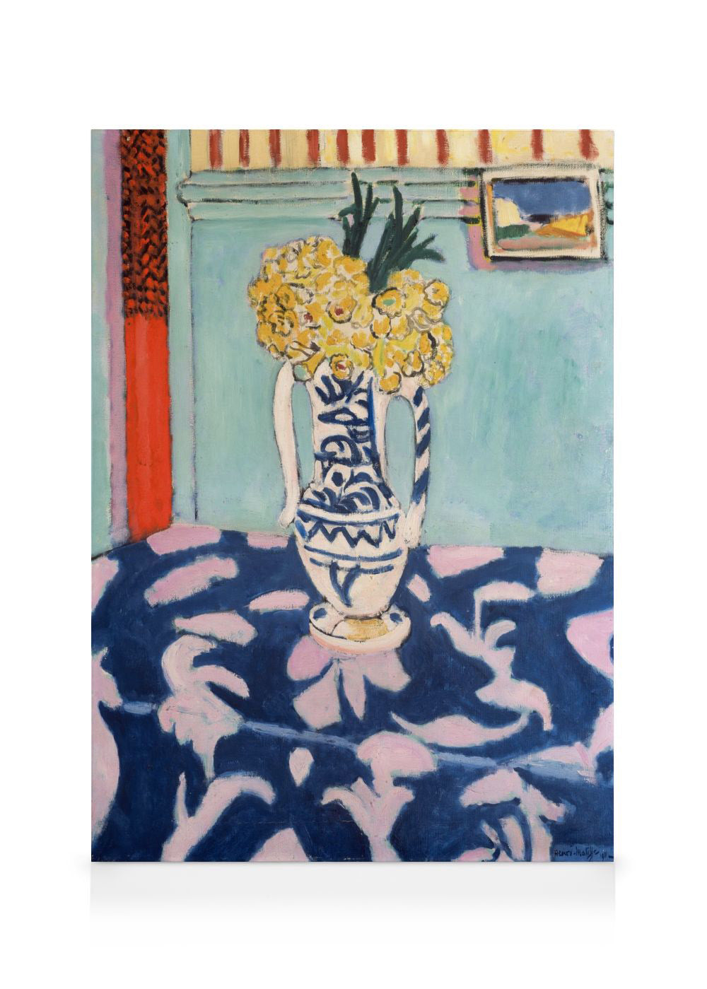 Matisse - The Cuckoos, Blue and Pink Carpet Canvas print