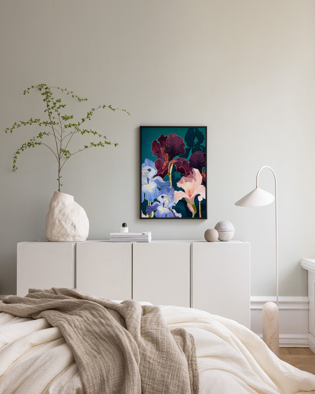 SpaceFrog Designs - Iris Abstract Canvas print