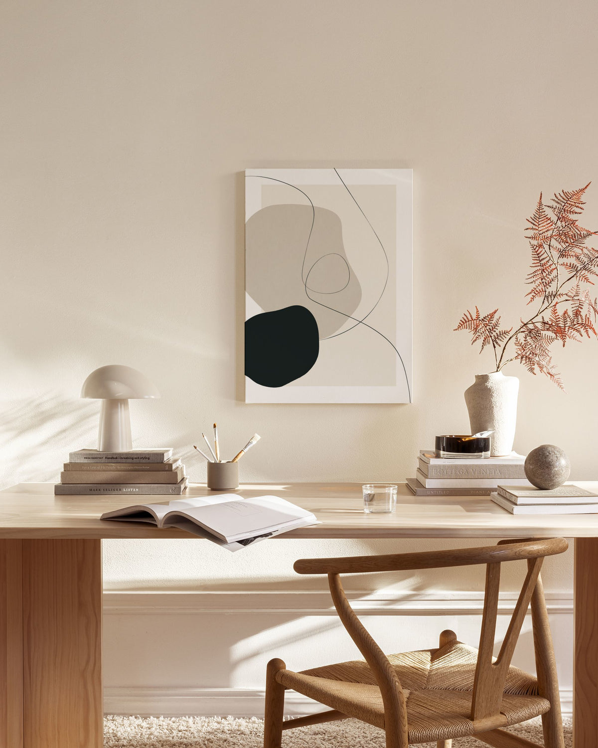 Boho Shapes Canvas print