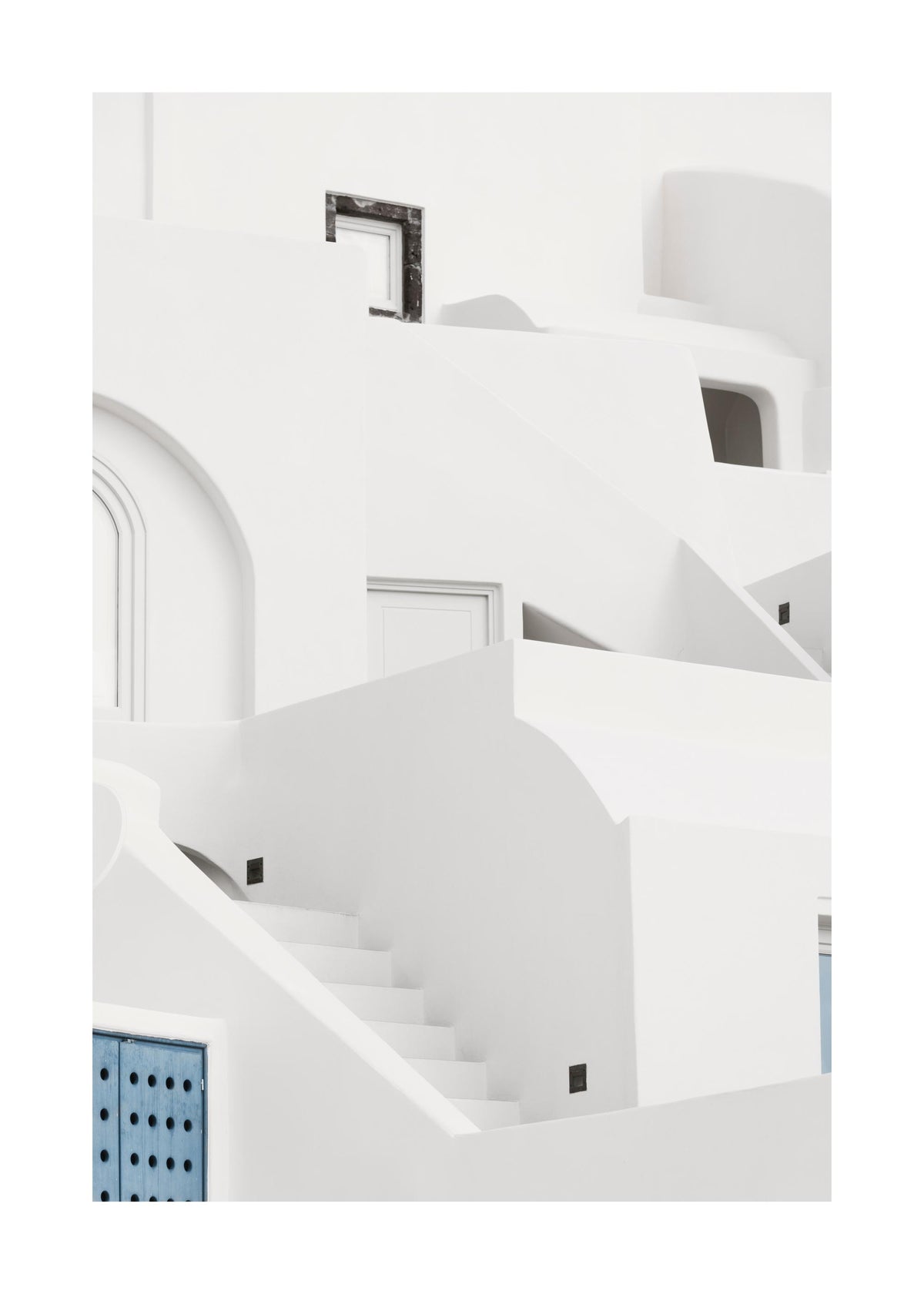 Whitewashed Houses Print