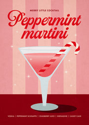 Peppermint Martini Print
