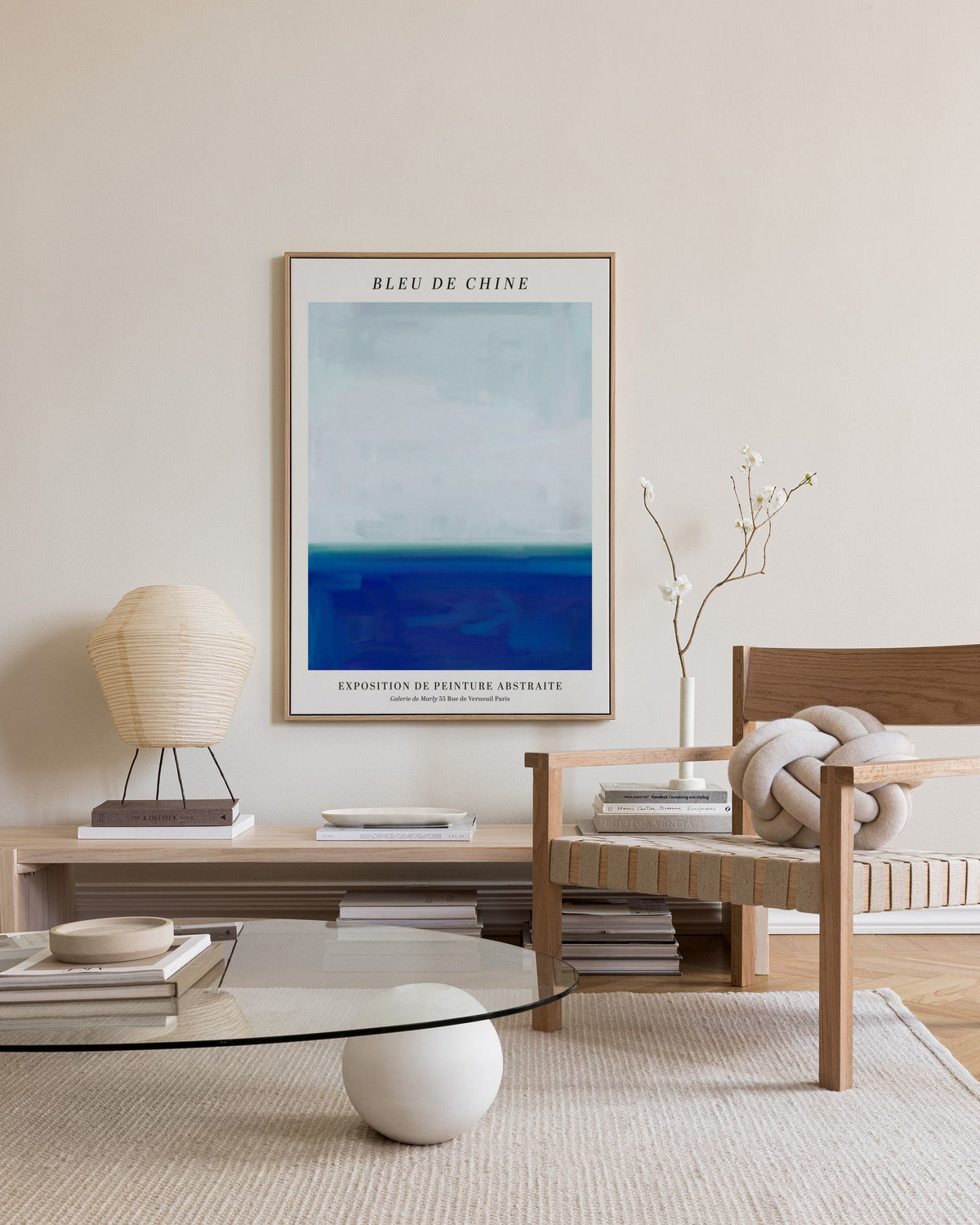 Bleu de Chine Canvas print