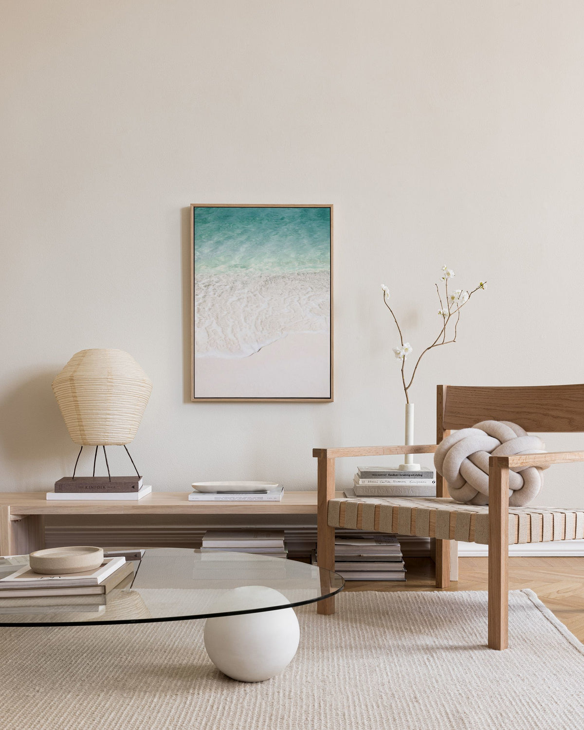 Ocean Touch Canvas print